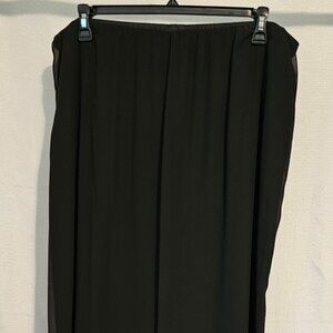 Alex Evenings Straight Leg Chiffon Pant